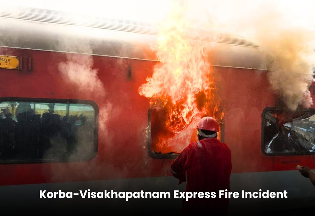 Korba-Visakhapatnam Express Fire Incident (1)